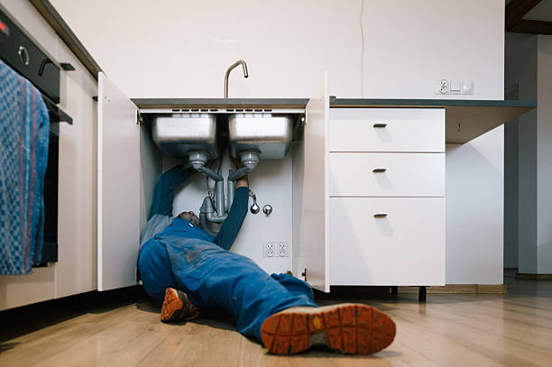 Professional Drain Cleaning technician working in West Hartland, CT